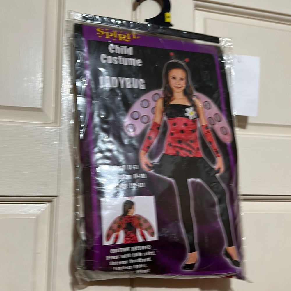 Spirit ladybug costume girls 8-10